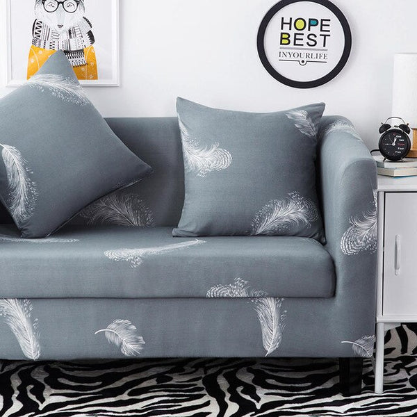 Lush Flowers Elastic Sofa Protector Cover for Living Room Sofa Slipcovers Sectional L Shape Sofacover 1/2/3/4 Seater