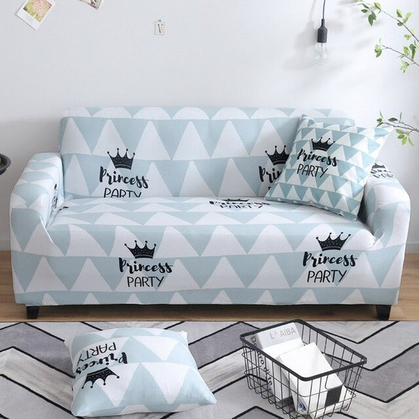 Lush Flowers Elastic Sofa Protector Cover for Living Room Sofa Slipcovers Sectional Universally Shape Sofacover for Living Room
