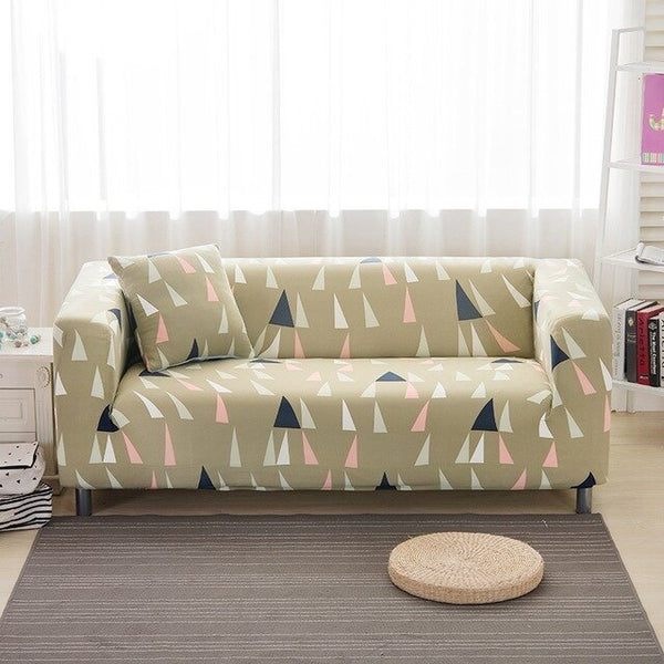 Lush Flowers Elastic Sofa Protector Cover for Living Room Sofa Slipcovers Sectional Universally Shape Sofacover for Living Room