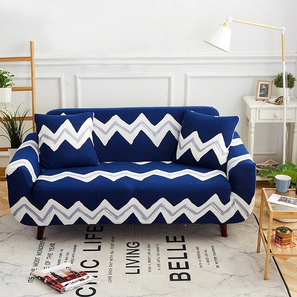Lush Flowers Elastic Sofa Protector Cover for Living Room Sofa Slipcovers Sectional Universally Shape Sofacover for Living Room